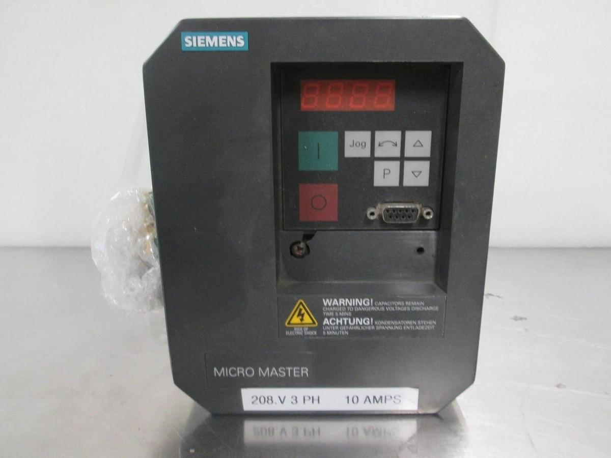 Used Siemens, 6SE3115-2CB40, Micro Master, 230V, 0-40 C Temp Range, Used