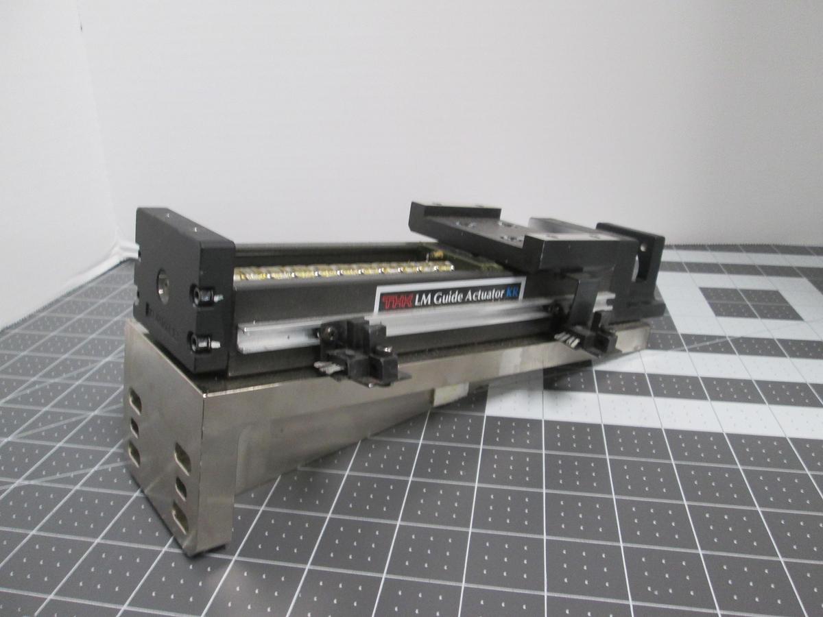 Used THK, KR33, LM Guide Linear Actuator Ball Screw Tested Working Industrial Automation