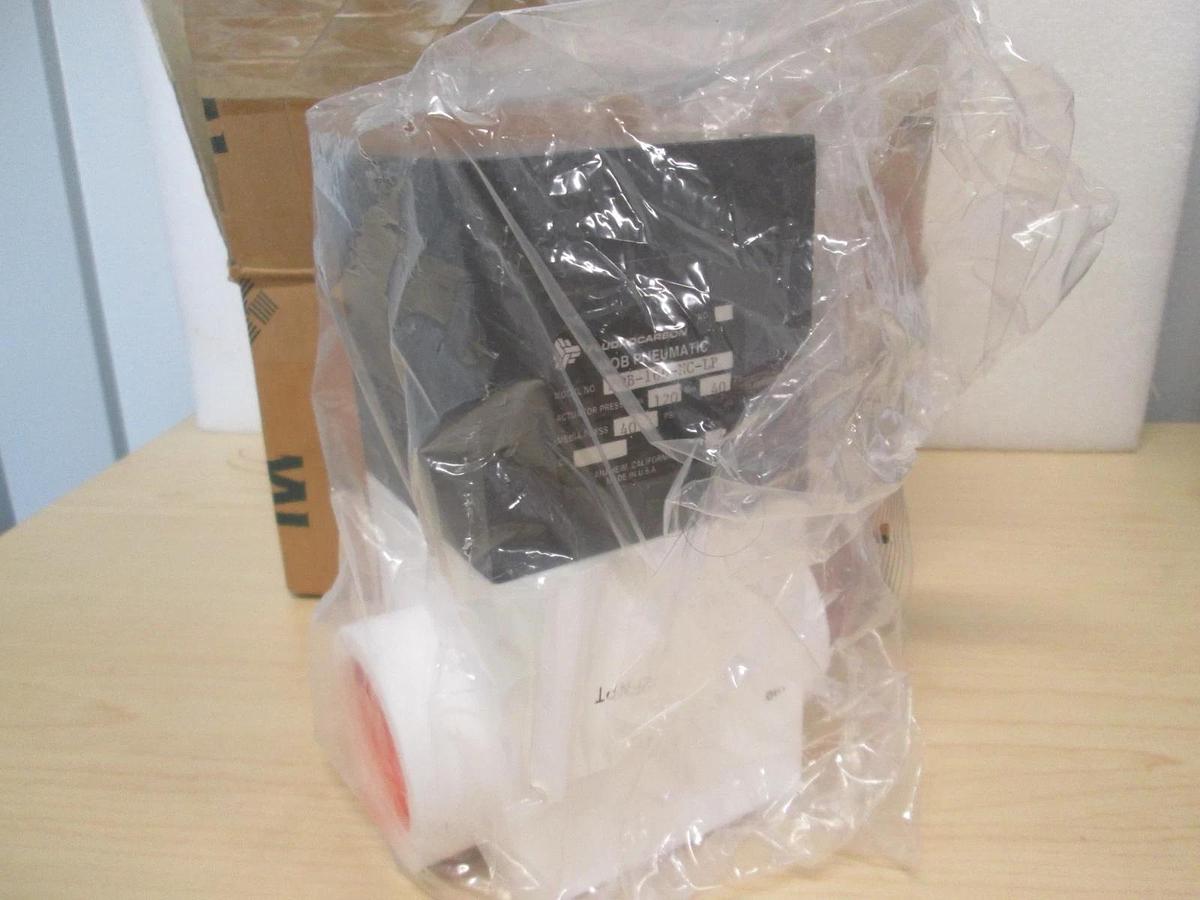 Fluorocarbon, MOB-166-NC-LP, Pneumatic Valve, 40PSI, New