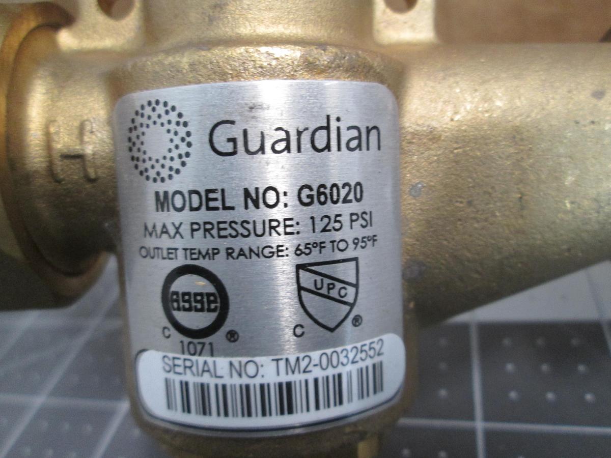 Guardian Equipment, G6020, Thermostatic Mixing Valve 13 GPM 1/2" NPT NEW