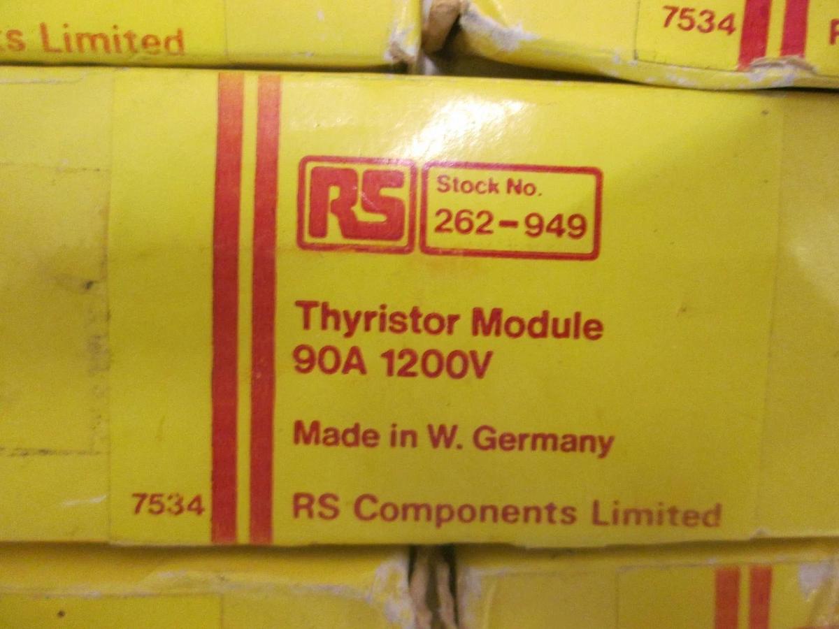 RS Components, 262-949, Thyristor Module, New, Lot of 5