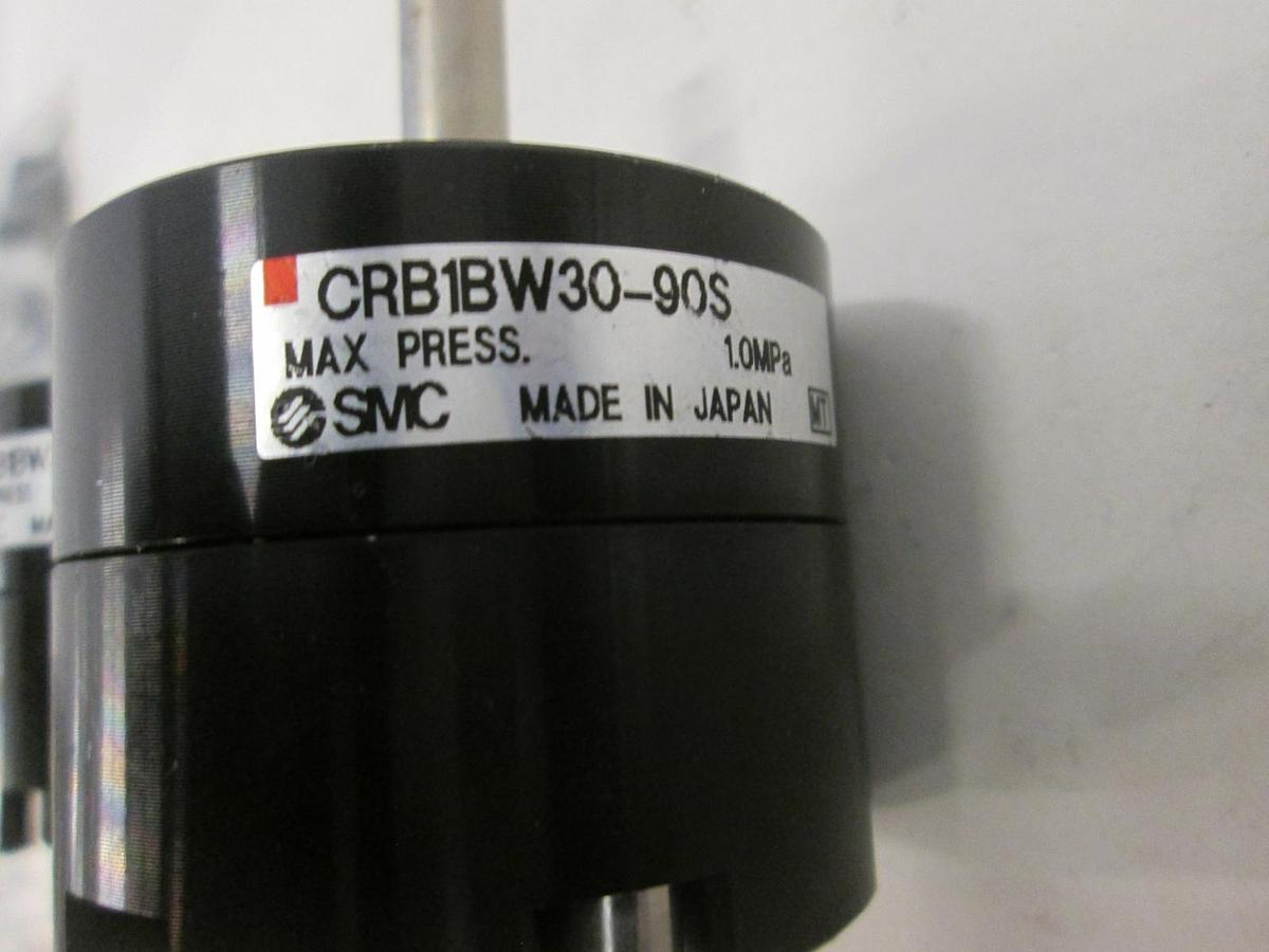 Used SMC, CRB1BW30-90S, Rotary Actuator, Used, Lot of 3
