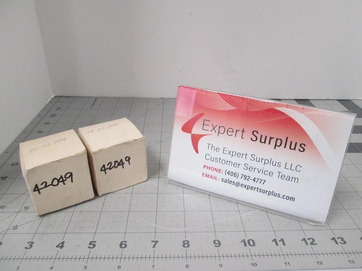 Solenoid Coil, SC-113-A24, New, Lot of 2