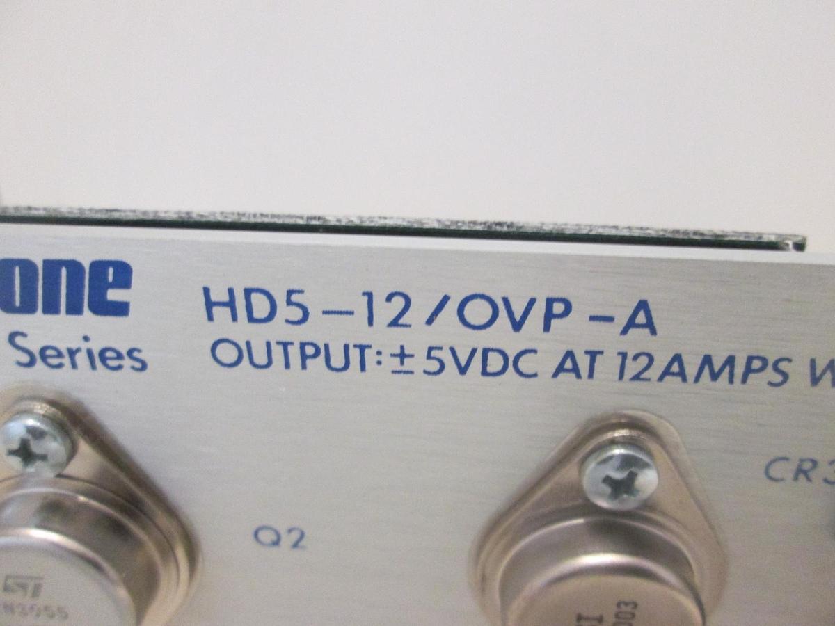 POWER ONE, HD5-12/OVP-A, FTG, POWER SUPPLY 5VDC AT 12 AMPS W/OVP, NEW