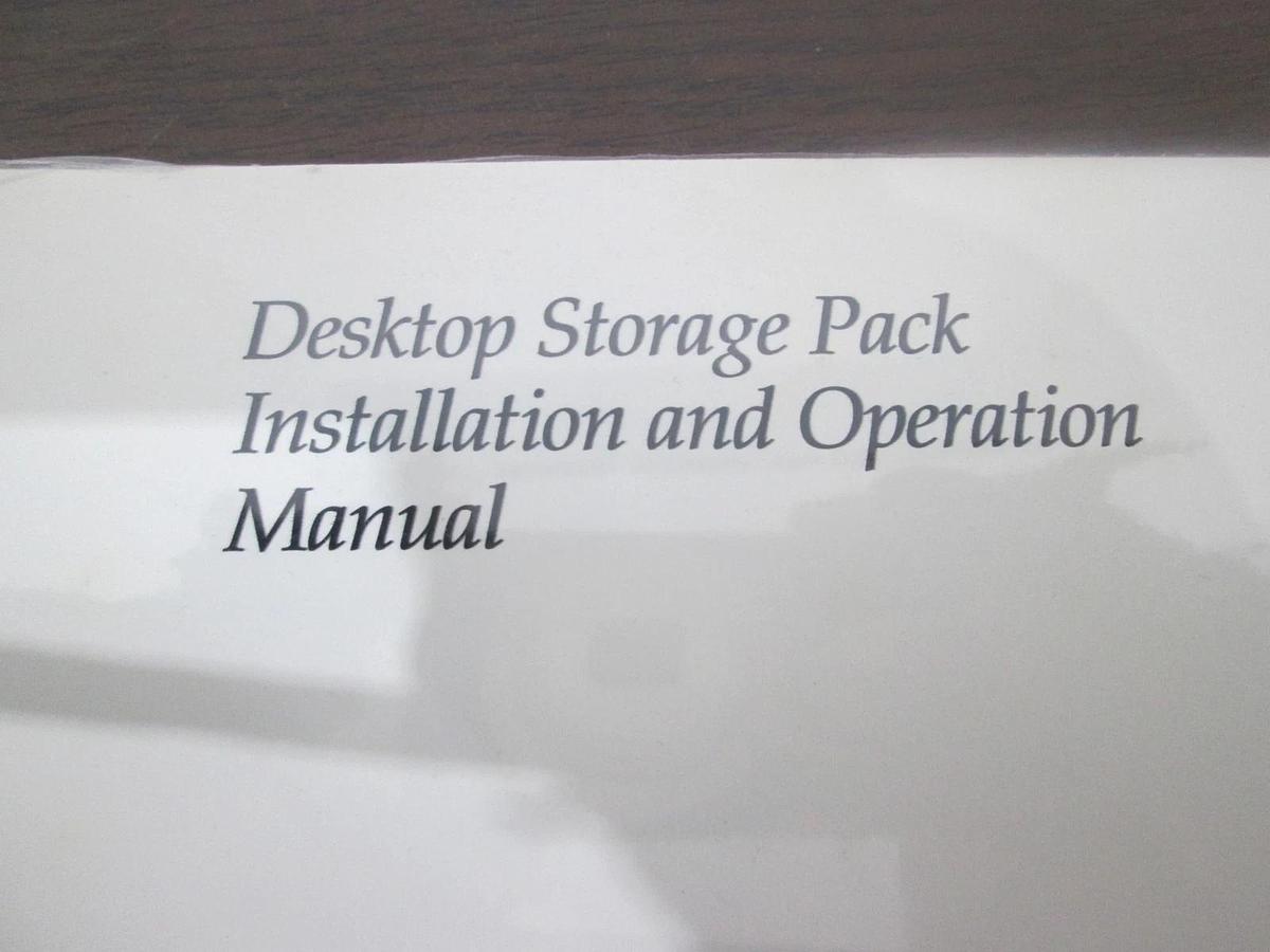 Used Sun, Desktop Storage Pack, Installation and Operation Manual, New