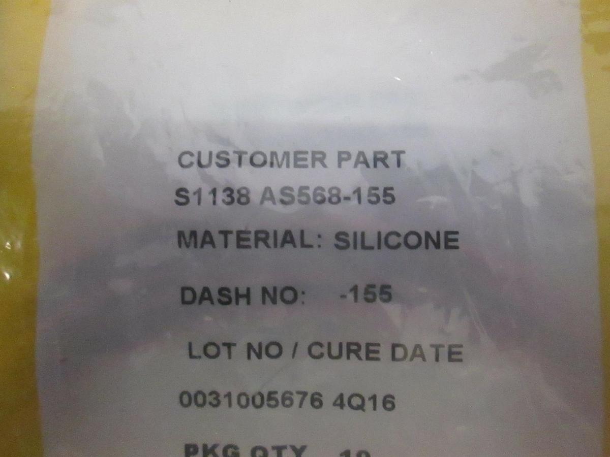 Parker, Silicone -155 O-Ring, New, Lot of 30