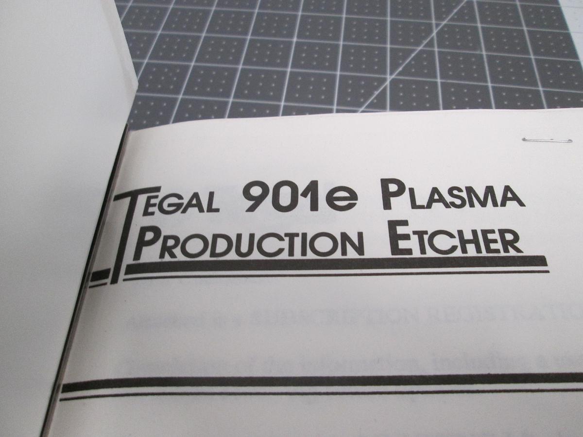 Used TEGAL, 901e Plasma Production Etcher Operation Maintenance Manual OEM