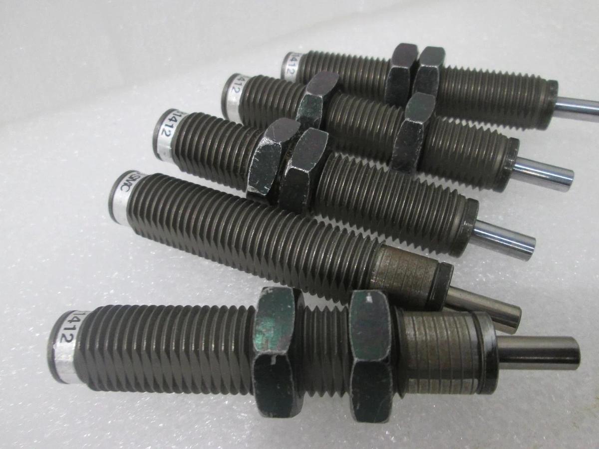 SMC, RB1412, Pneumatic Shock Absorber, New, Lot of 5