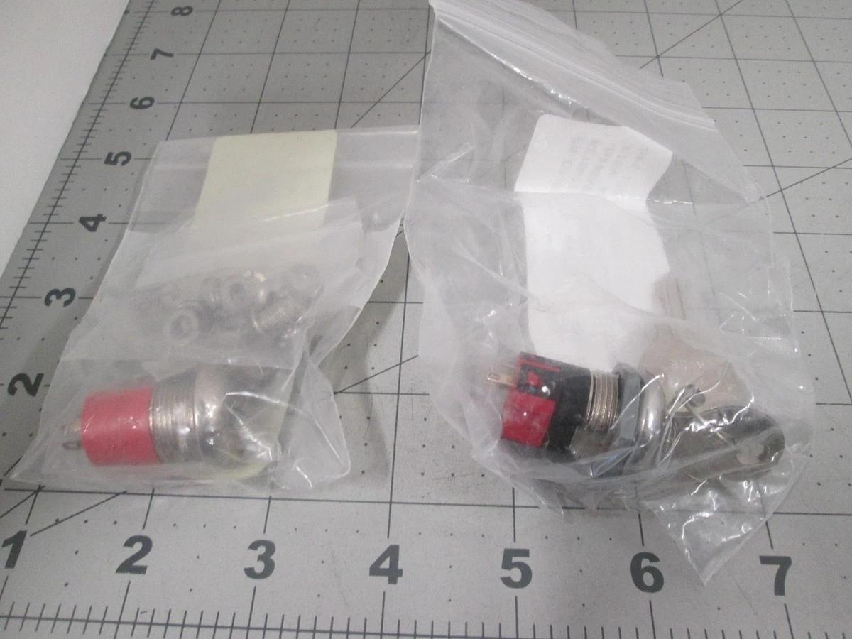 C&K Components, Y101132C202NB, Switch Key Lock, SPDT, New, Lot of 2