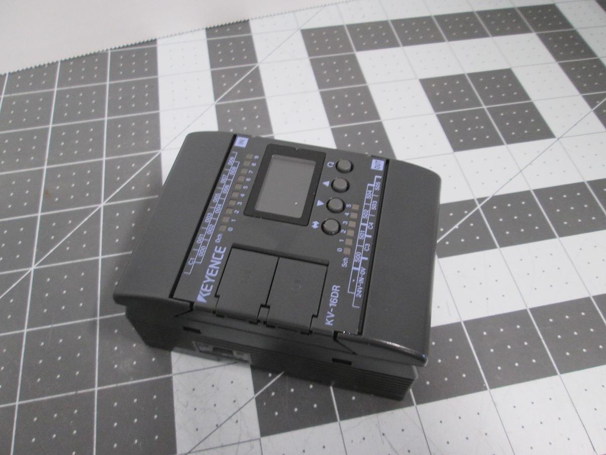 Used Keyence KV-16DR Visual KV Series Micro PLC Base Unit 10 Input 6 Relay Output