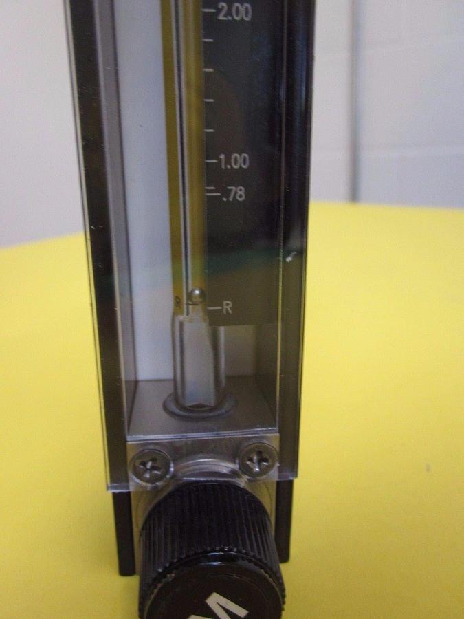 Used Brooks Instrument 1355EE2BCNF1A Sho-Rate Glass Tube Variable Area Flow Meter