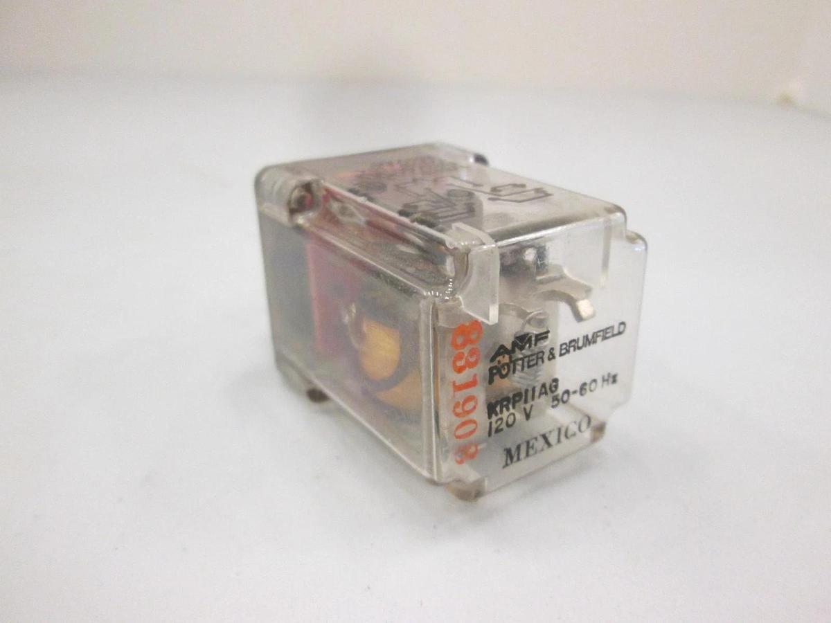 Used Potter & Brumfield, KRP11AG, 120 V Relay, Used