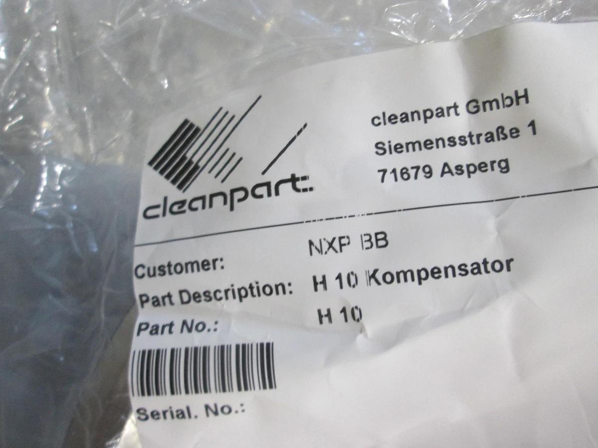 Cleanpart, H10 Kompensator, New