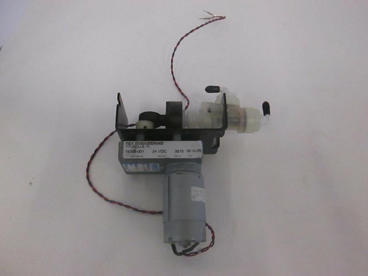 Used Rex Engineering, Gear Motor Assy 16358-001 w/ Mabuchi Motor RS-555SH, Used