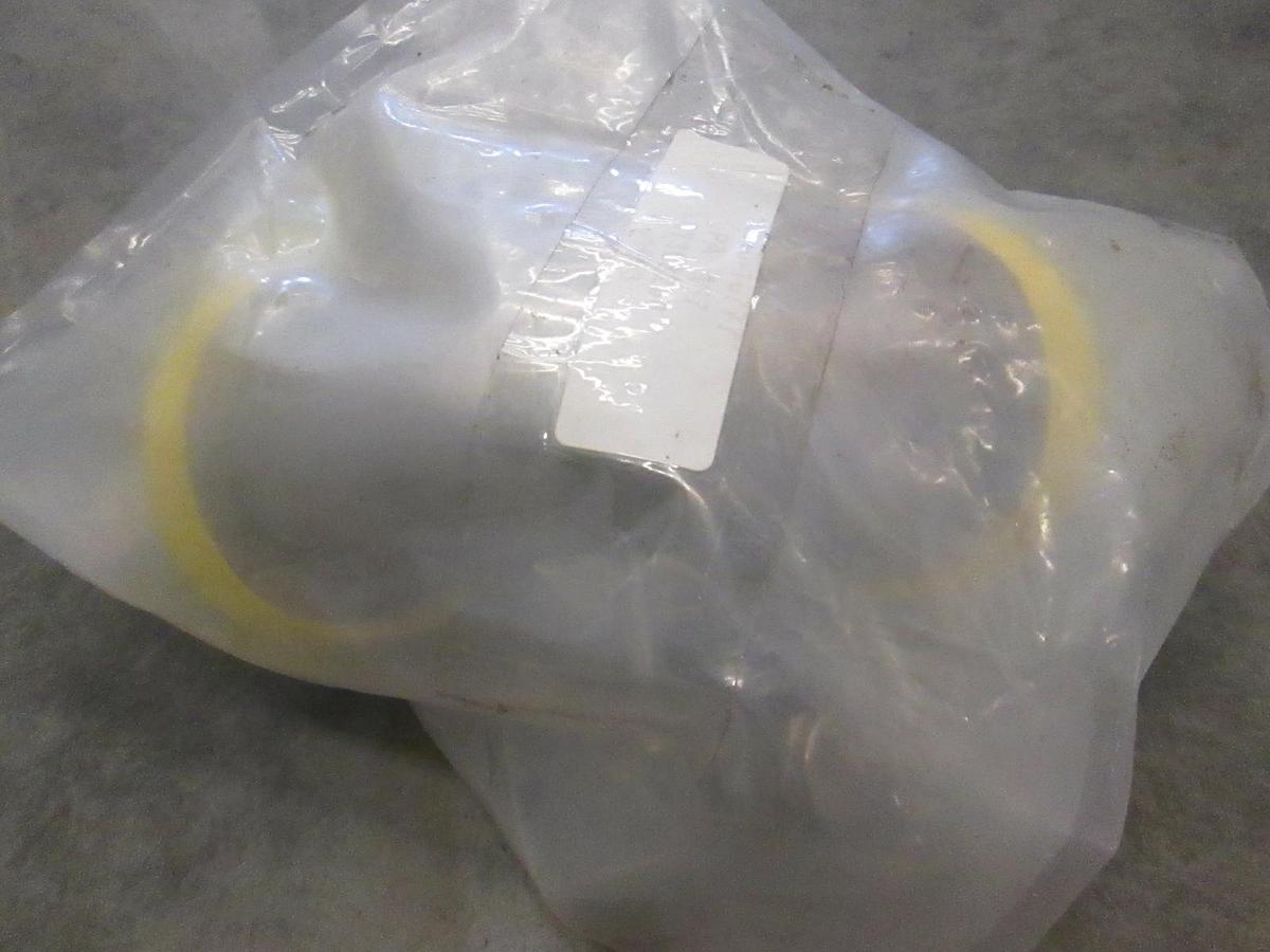 Used AMAT, 0050-16777, 3.25" Vacuum Tube 90° Elbow w/ Leak Check Port NW50, New