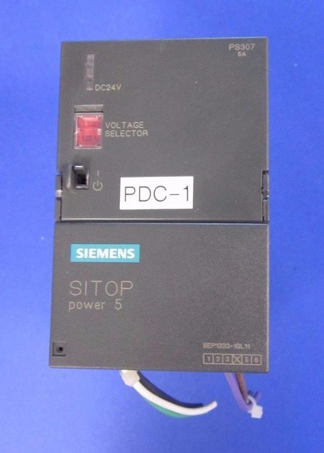 Used SIEMENS SITOP 5 Power Supply 6ES7 307-1EA00-0AA0, 230/120 VAC