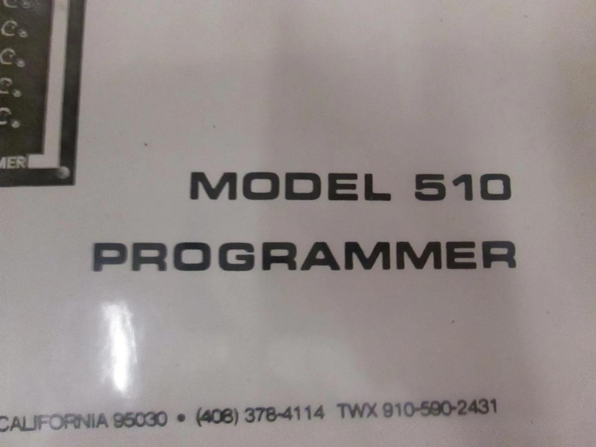 Used Corso-Gray Model 510 Programmer Manual, Used