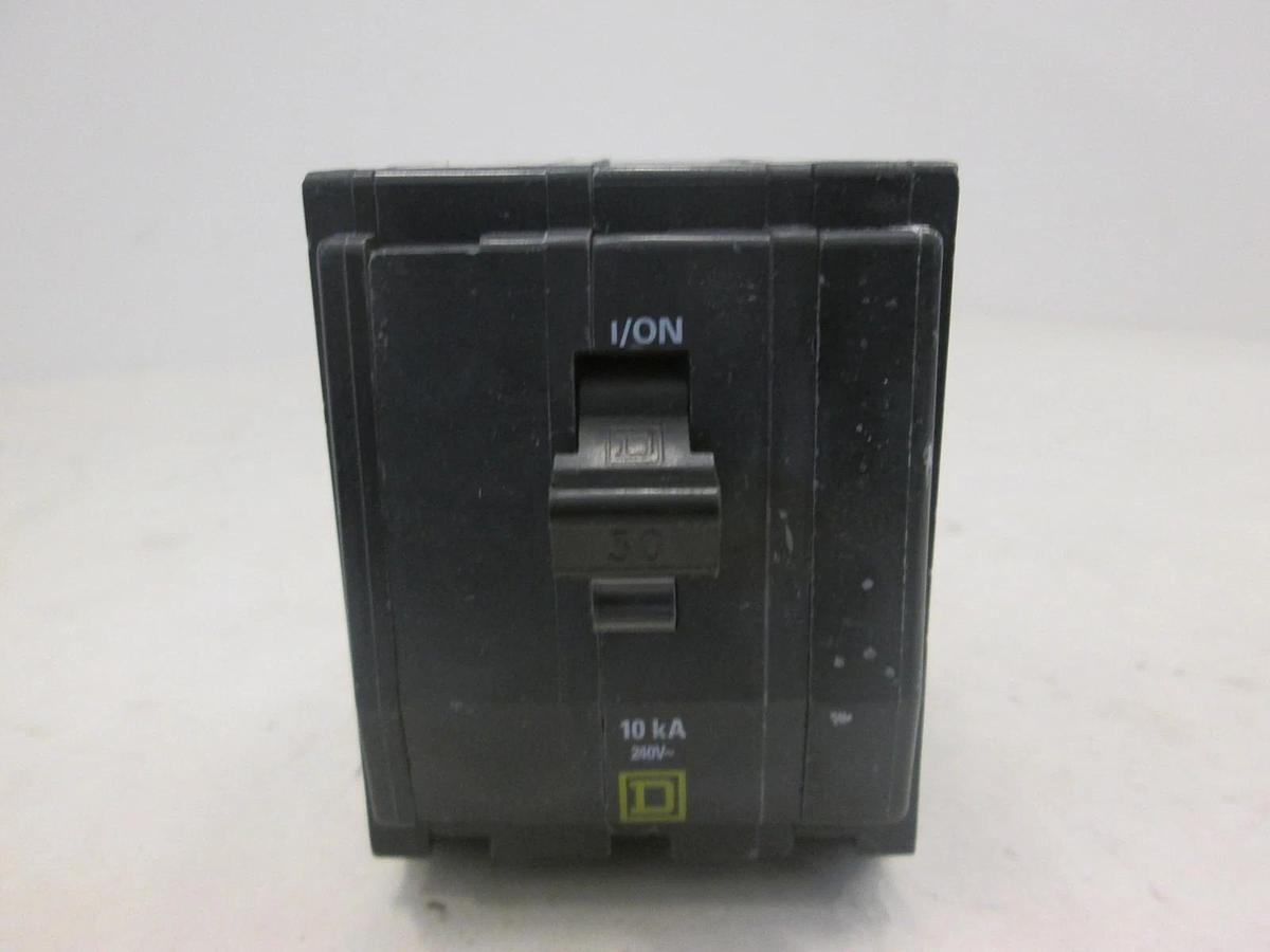 Used Square D, Type QO Circuit Breaker, 30A, 3 Pole, Used