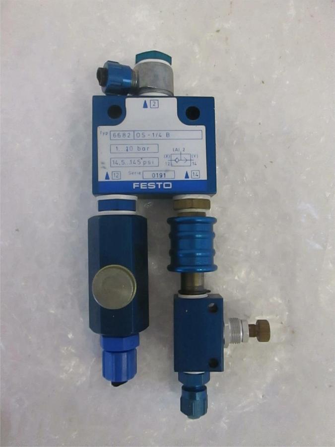 Used Festo, Pneumatic Valve Assy, 6682, Used
