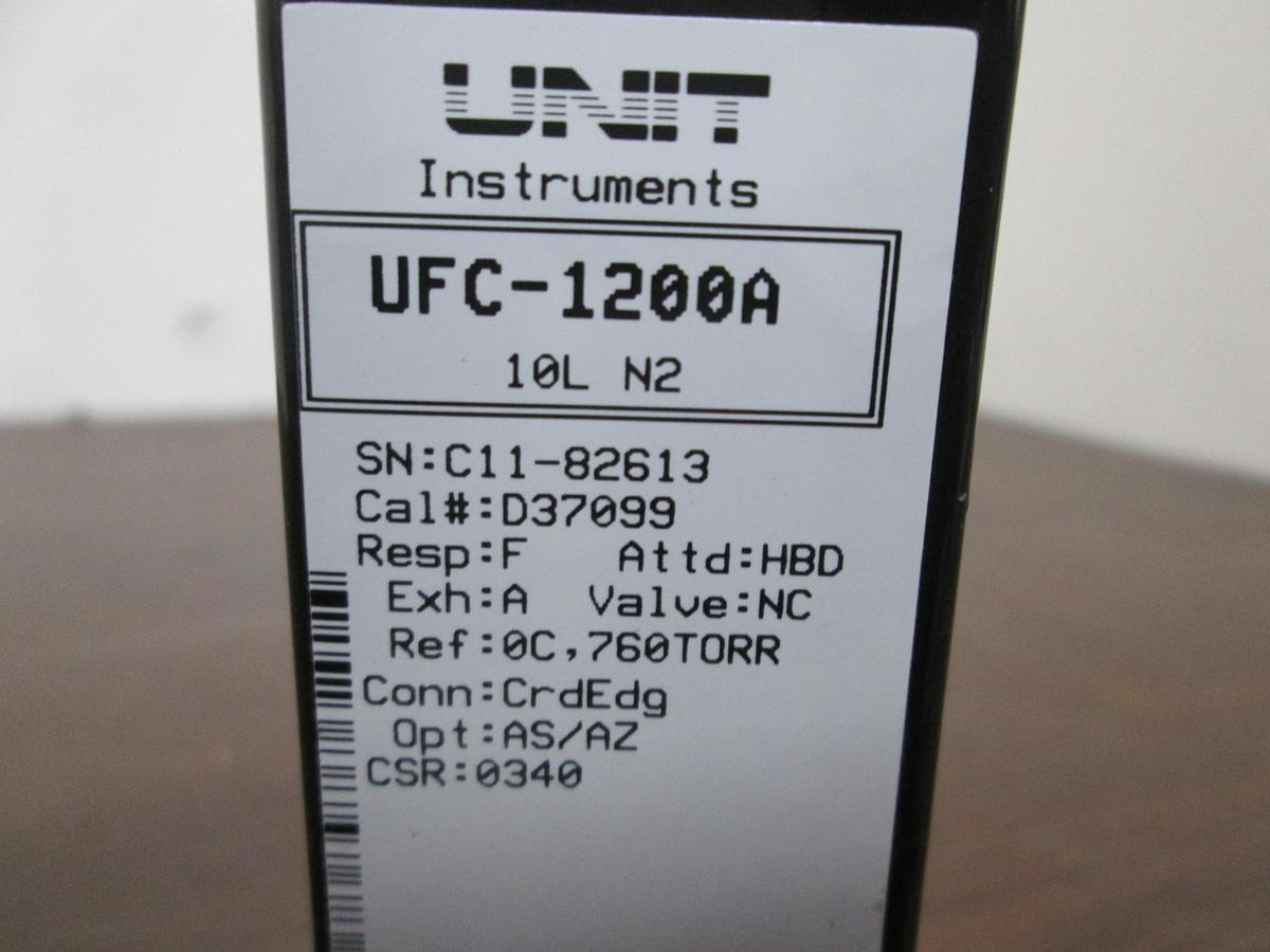 Used Unit, UFC-1200A, 10L, N2, Mass Flow Controller, 1/4" Port Used