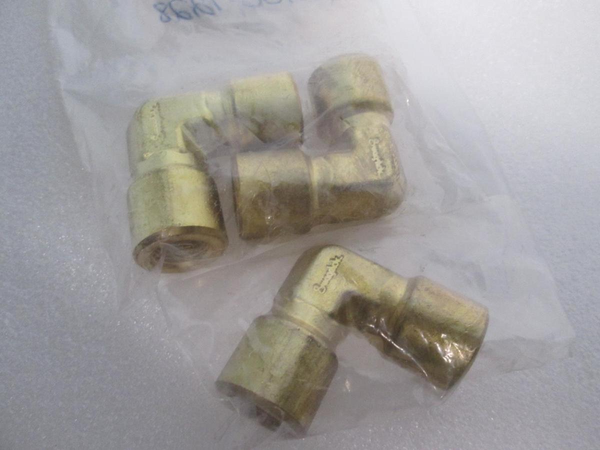Used Swagelok, 206-7228, 90 Degree Elbow, New, Lot of 3