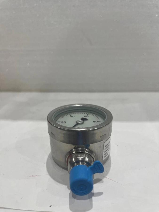 Used Ashcroft, Pressure Gauge, 0-100 PSI, Used