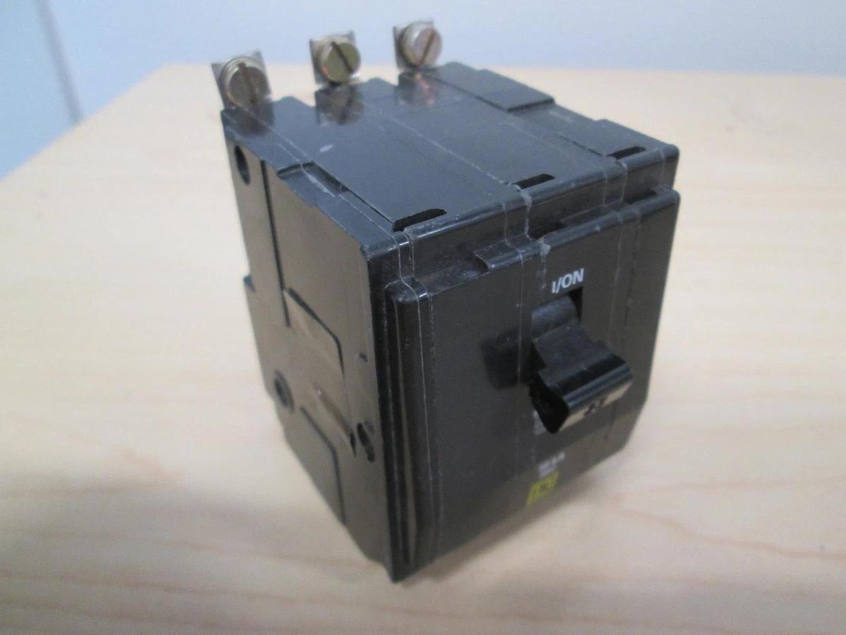 Used Square D, L-4061, Type QOB, 3 Pole Circuit Breaker, 25A, Used