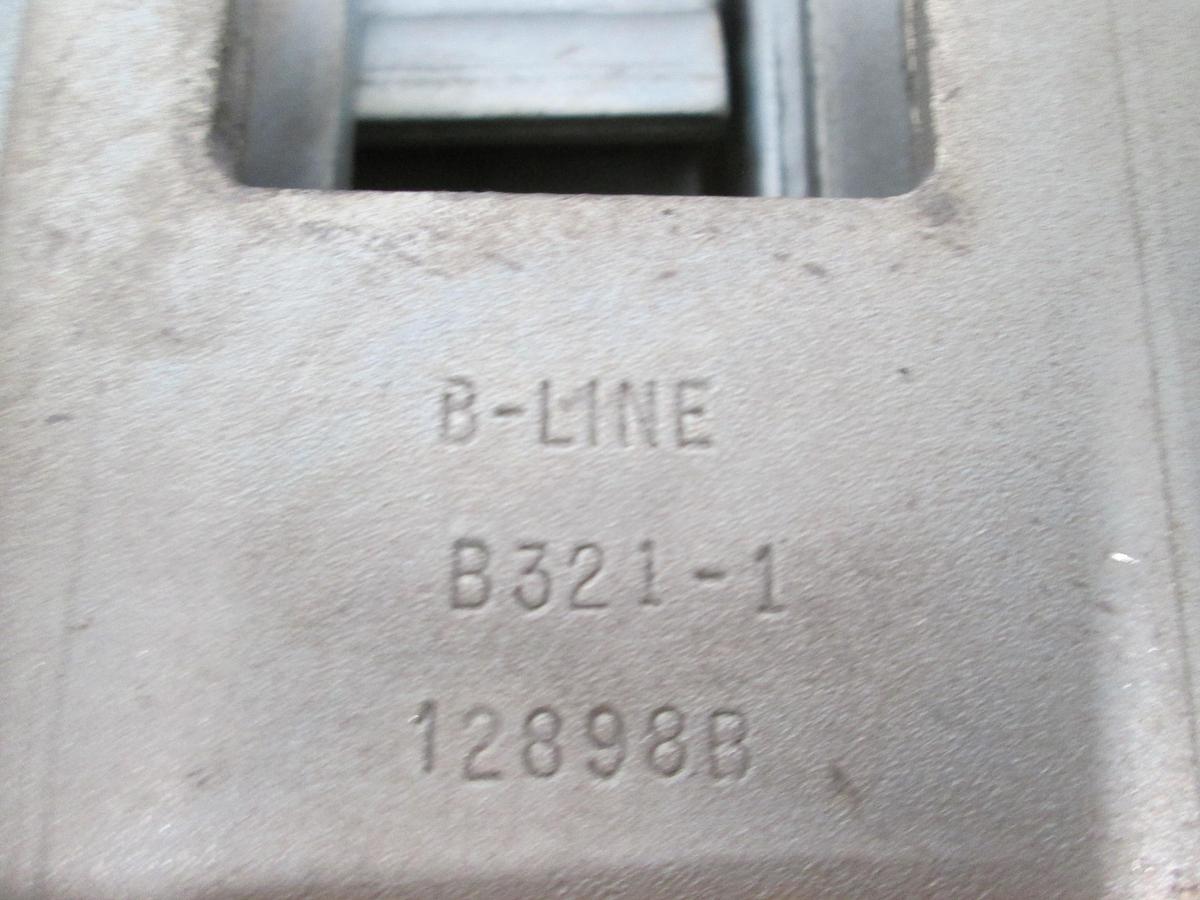 Used Lot of 9 Eaton B-Line B321-1 ZN 3/8" Threaded Rod Structural Heavy Beam Clamp