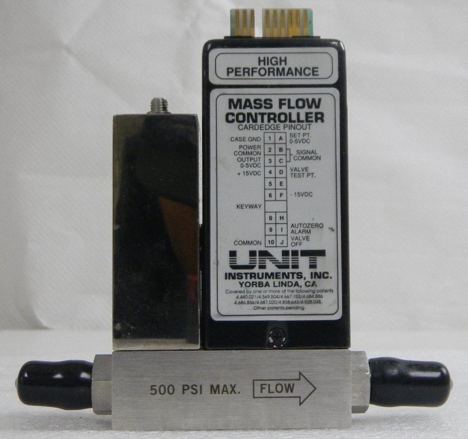 Used Unit UFC-1500A, Mass Flow Controller, Gas- SIH2C12, Range- 200 SCCM, 1/4" M I/O