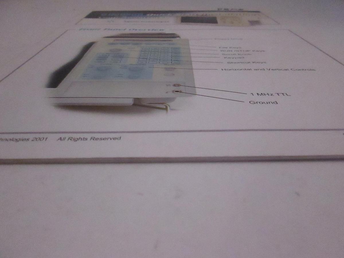 Used Agilent Tech Quick Start/ Installation Guide for Series 1680, Used