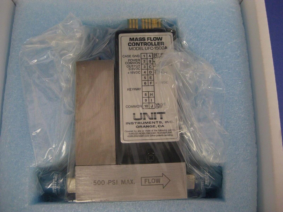 Used Unit UFC-1500A, Mass Flow Controller, 15%PH3/SIH4, 50 SCCM, 1/4" MVCR, Refurb