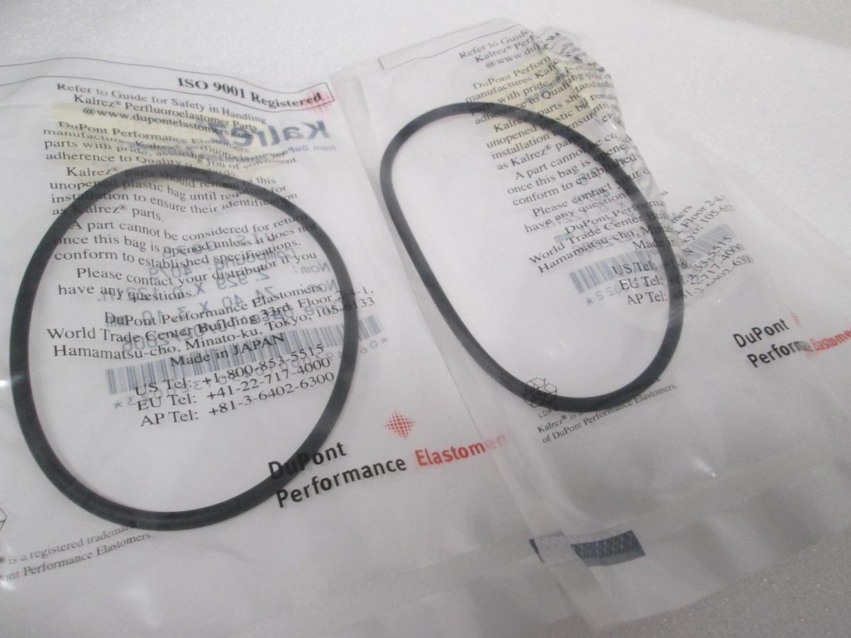 Kalrez, JIS G075, O-Ring, 2.929" x 0.122", New, Lot of 2