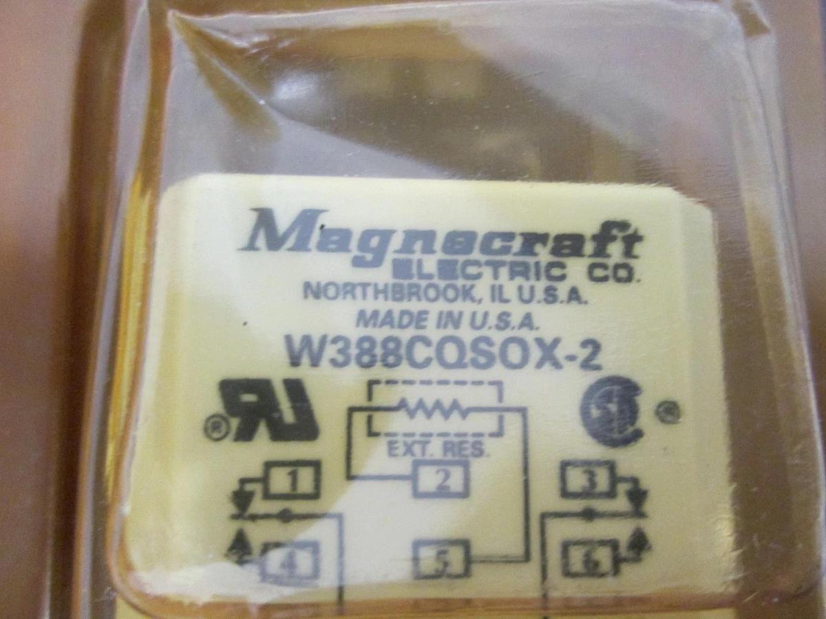 Magnecraft, W388CQSOX-2, Time Delay Relay, New, Lot of 2