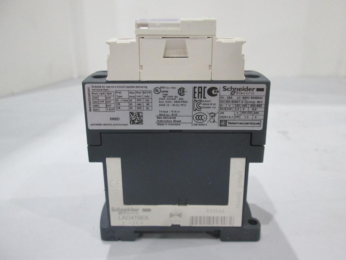 Used Schneider Electric, LC1 D09, TeSys Contactor, NWOB