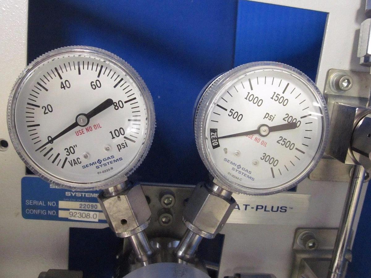 Used Semi Gas High Purity Gas Panel, Refurbished, Tested, CGA 320,