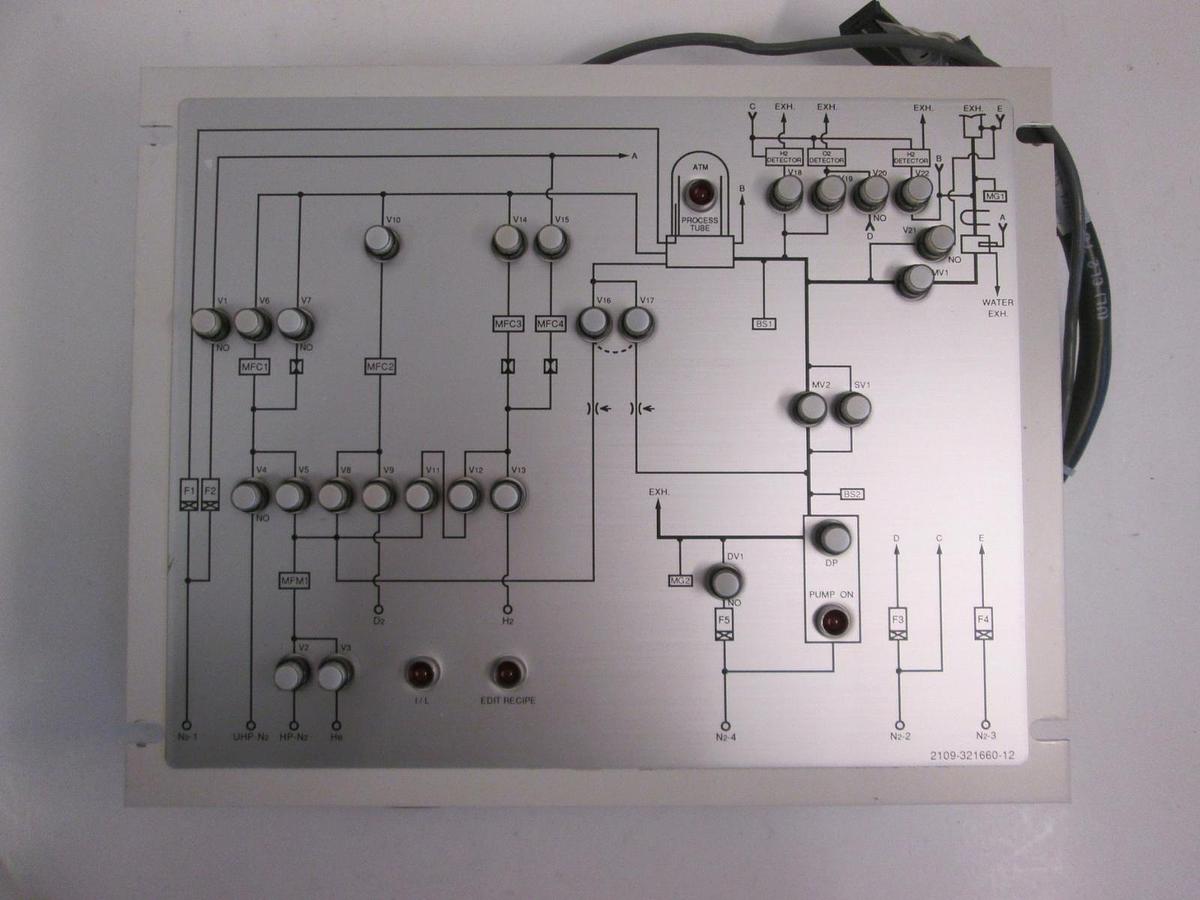Used TEL Tokyo F/C Front Panel 2109-321660-12