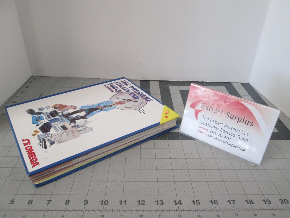 Used Omega, The Pressure Strain and Force Handbook, Volume 29, Used