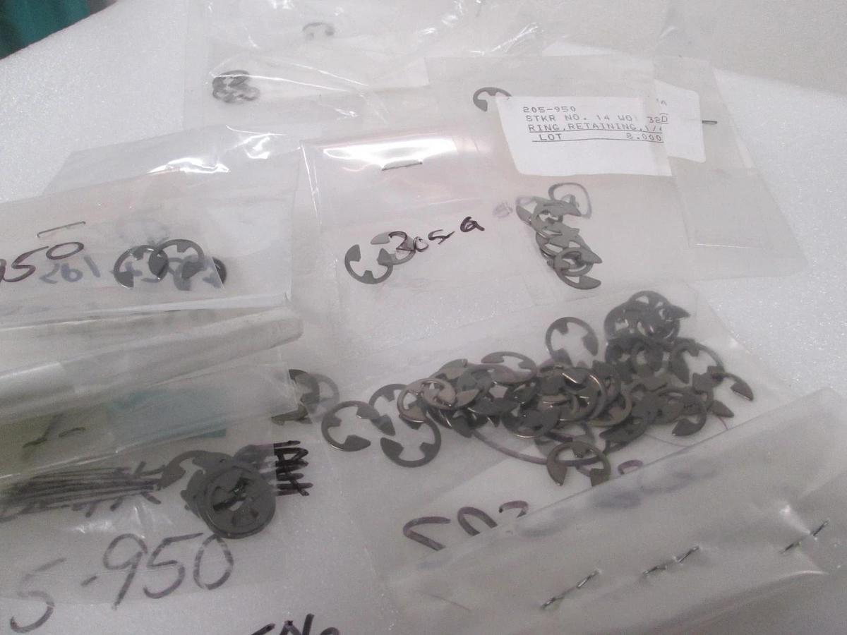 Retaining, Ring, 205-950, 1/4" Shaft, New, Lot of 83