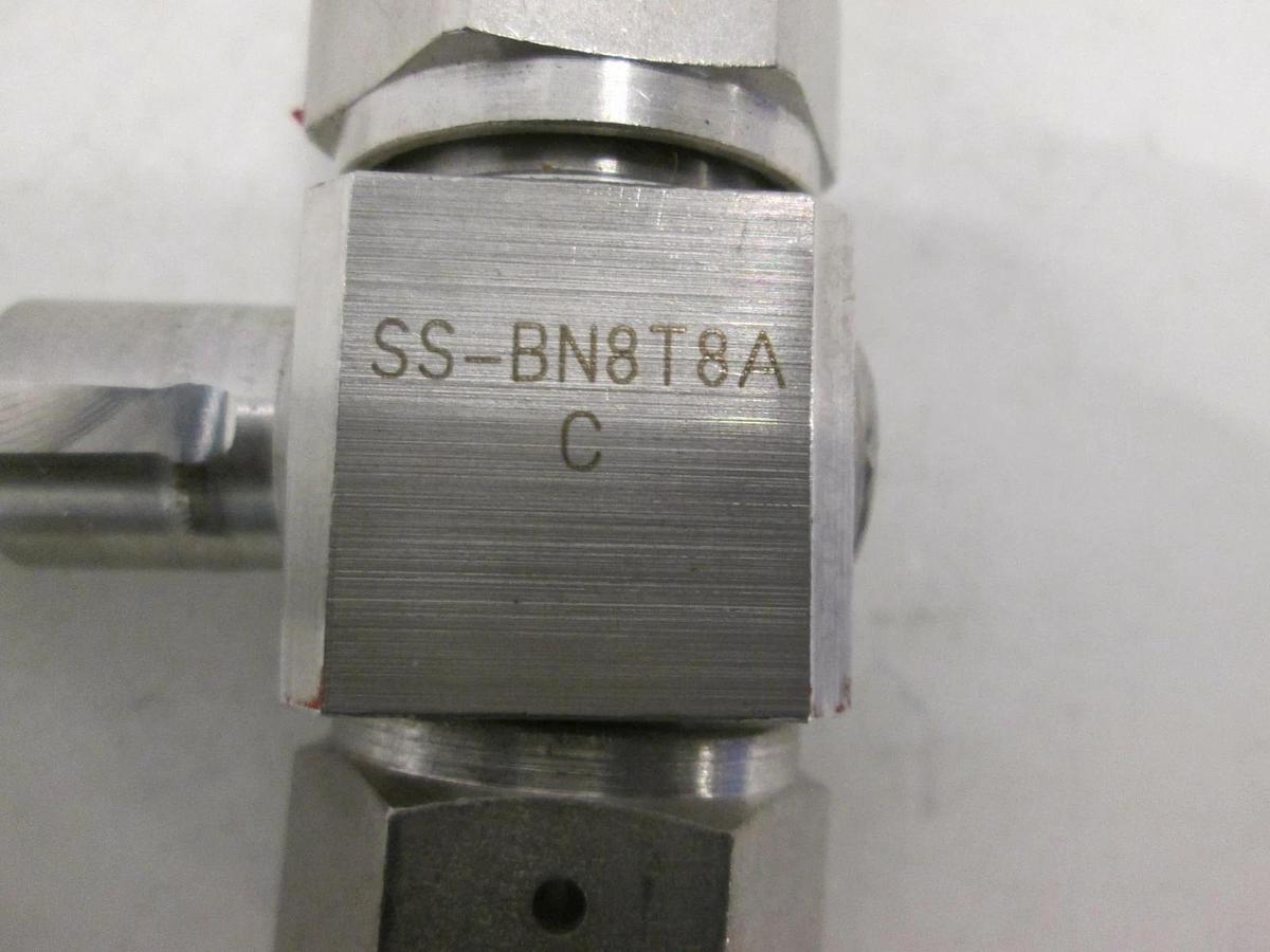 Used Nupro, Diaphragm Sealed Valve, SS-BN8T8A-C, Used
