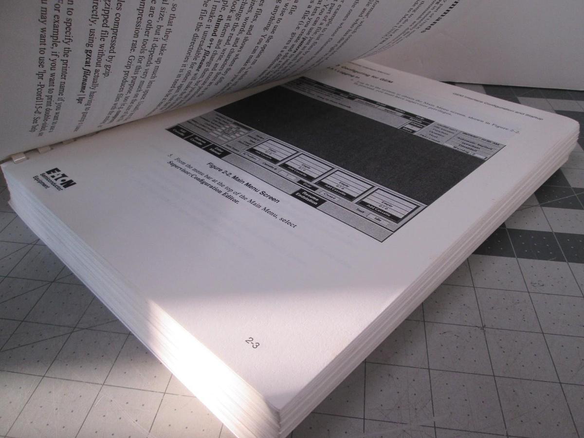 Used Eaton, NV-GSD/HE, SECS/GEM Interface Manual, Part 8200677, Used