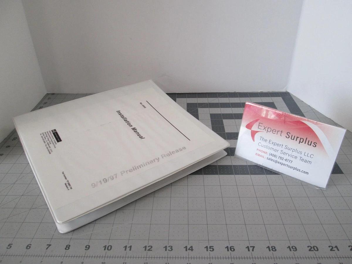 Used Watkins Johnson, Installation Manual, WJ-2000, Used