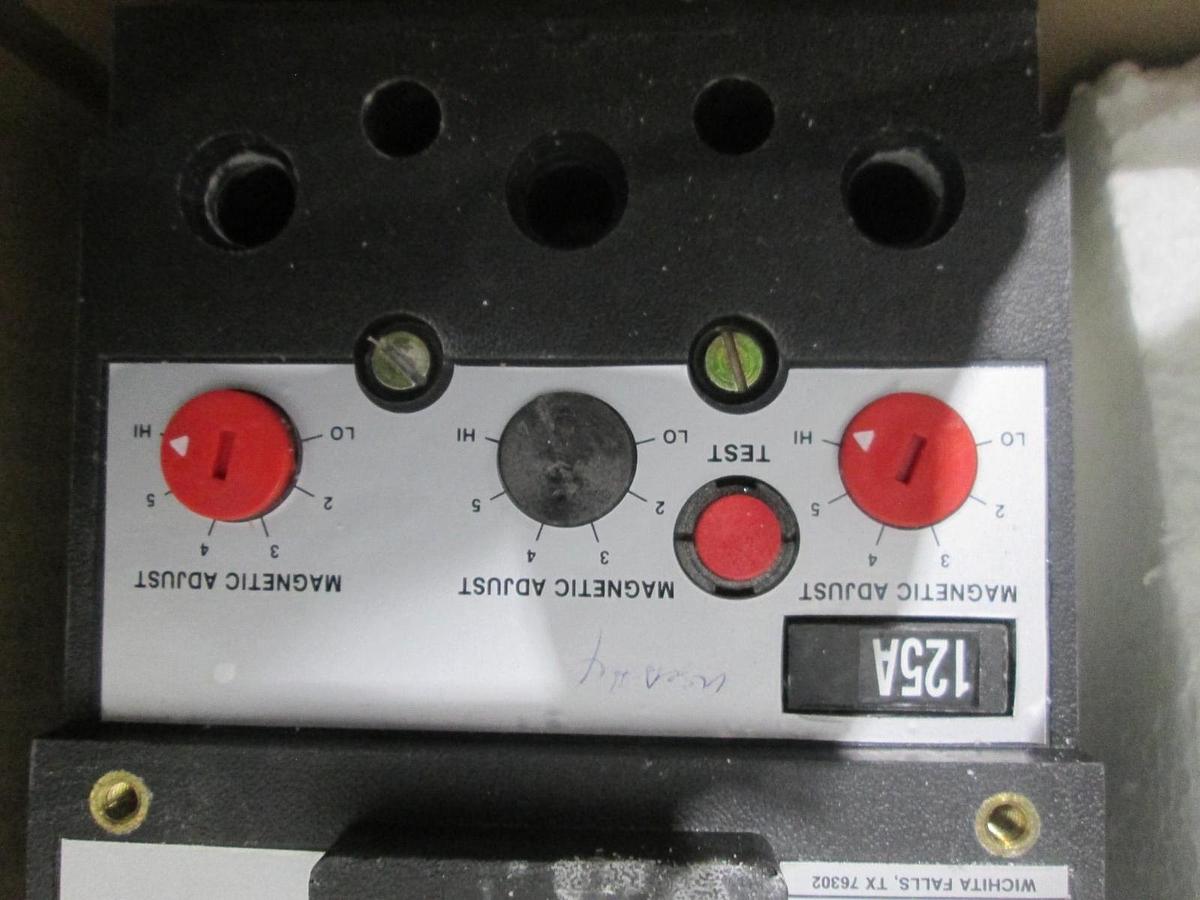 Used ABB, FSB4212SLUF4, 125A, 480v 3 Pole Circuit Breaker, unused.