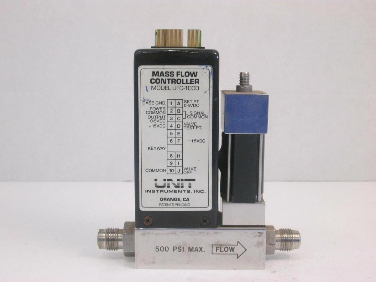 Used Unit UFC-1000, MFC, Mass Flow Controller, HCL, 1000 SCCM, Used