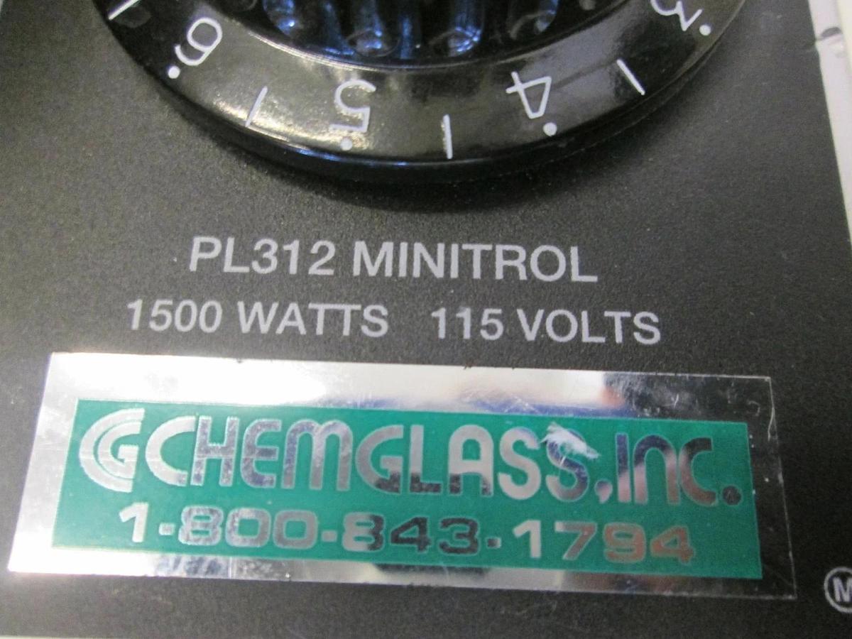 Used Chemglass Inc., PL312 Minitrol, Temperature Controller, Used