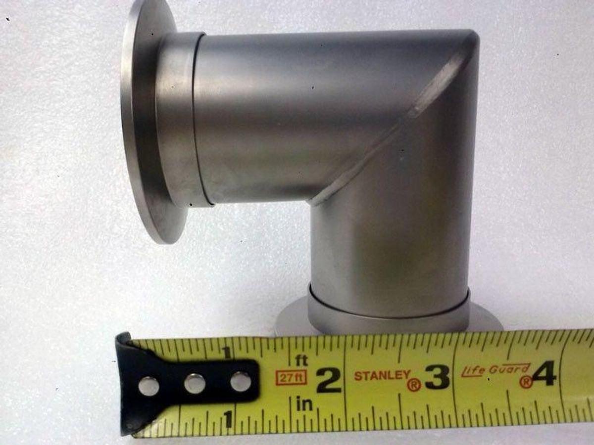 HPS MKS  NW50 90 Degree Mitered Elbow Vacuum Fitting, New