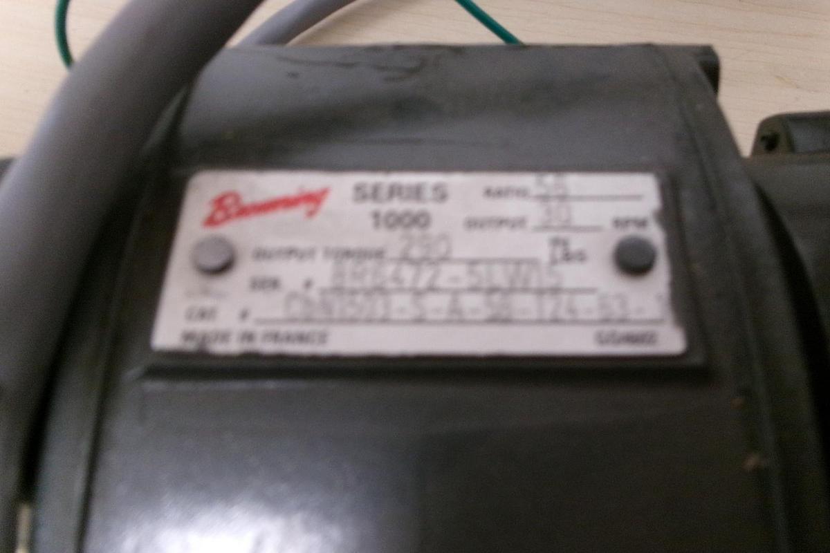 Used Browning Series 1000, 8r6472-5lw15, Gearbox motor, Used