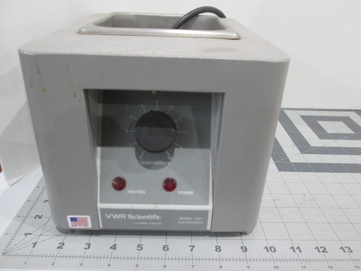 Used VWR Scientific, Model 1201, Shel-Lab Water Bath, 120V, Single Phase, No Lid, Use