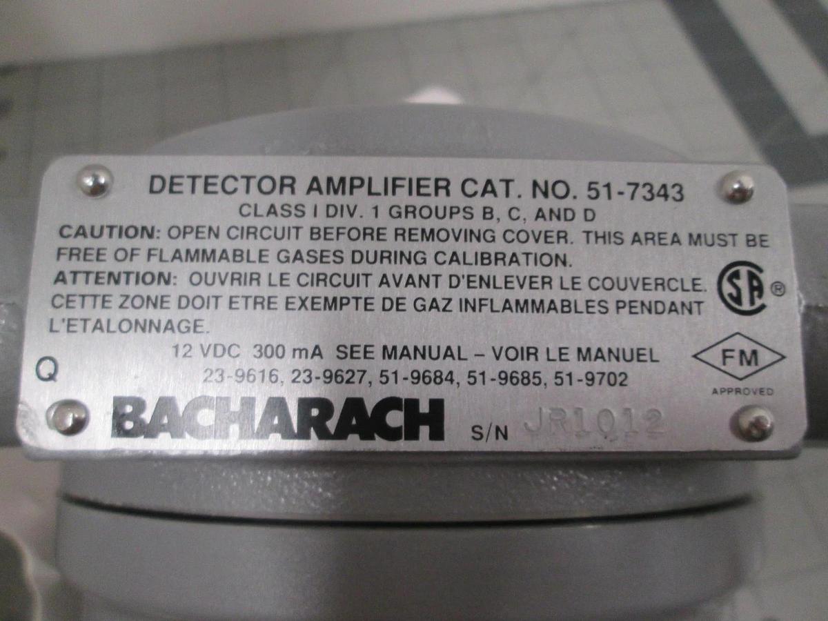Bacharach, 51-7343, Gas Detector Amplifier, New