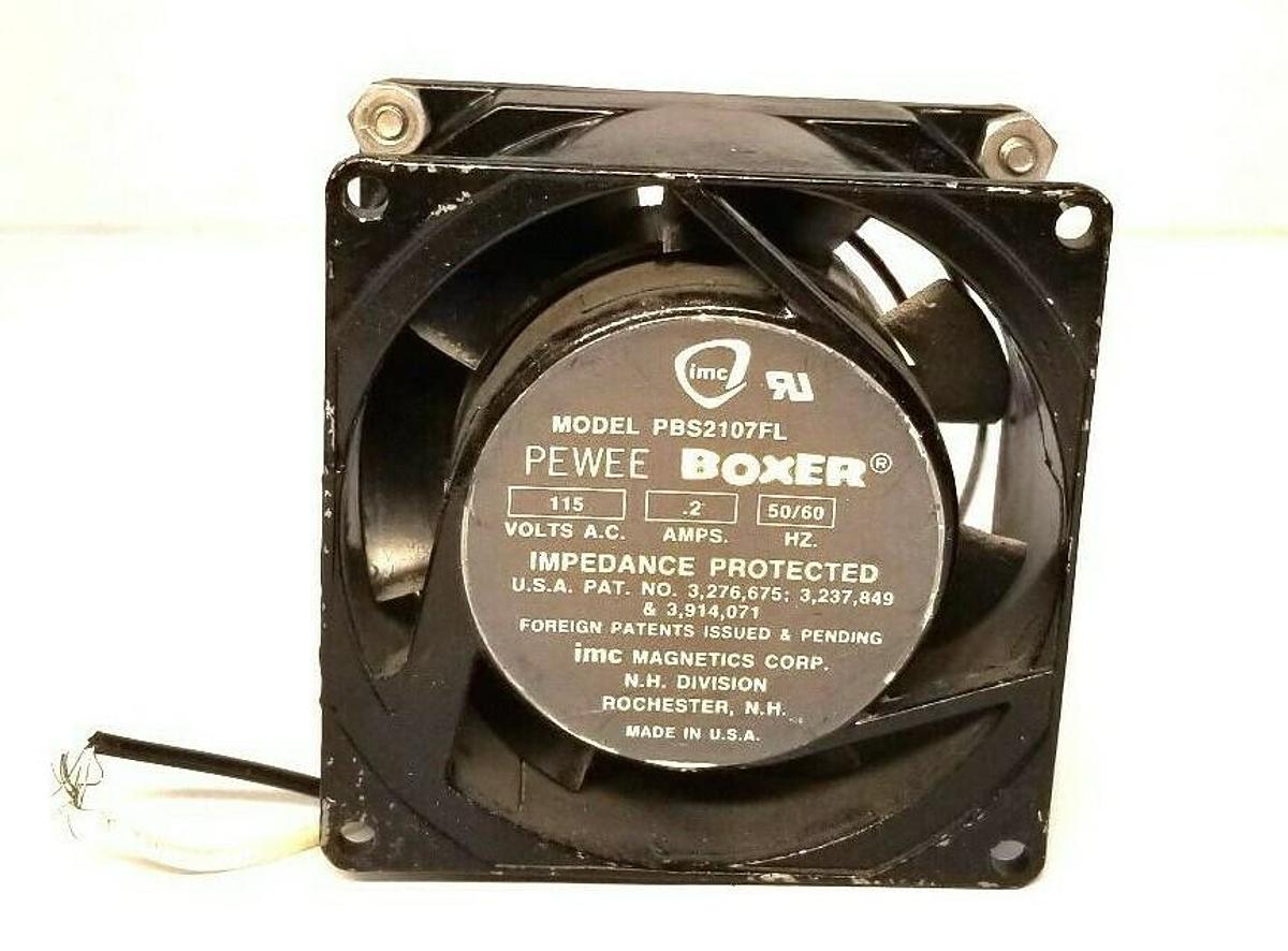 Used IMC BOXER Model PBS2107FL Cooling Fan, 115V, Used