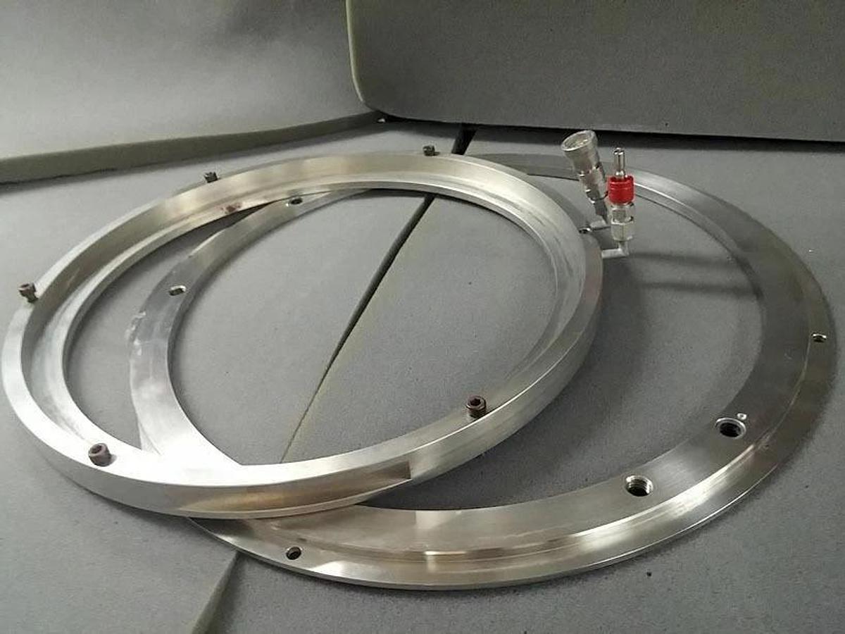 Used TEL Tokyo Electron Process Chamber Manifold Flange Plenum, Used
